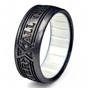 Enso Rings Harry Potter Silicone Ring - After All This Time - Platinum - Size 9